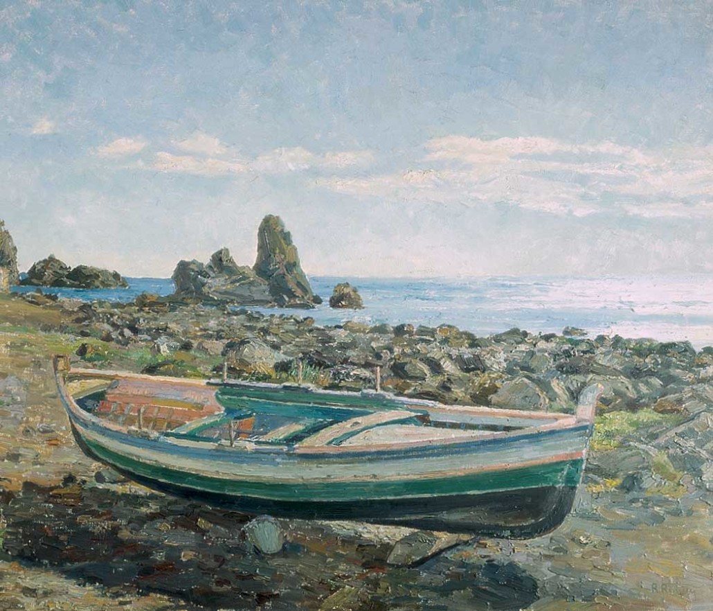 113 La barca sulla scogliera