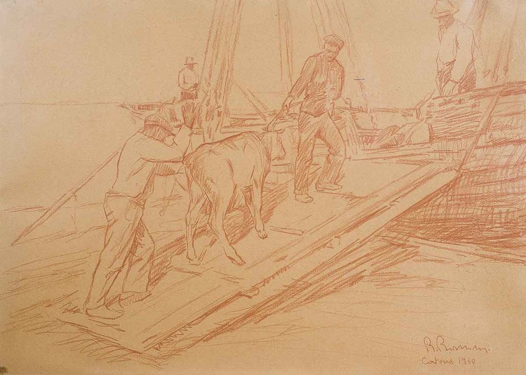 290 Imbarco di buoi a Catona